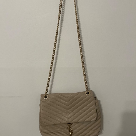 Rebecca Minkoff “Edie” leather should bag with gold hardware - Picture 2 of 7